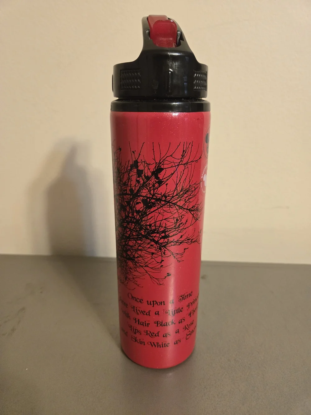 Disney Store Snow White Stainless Steel 26oz Water Bottle